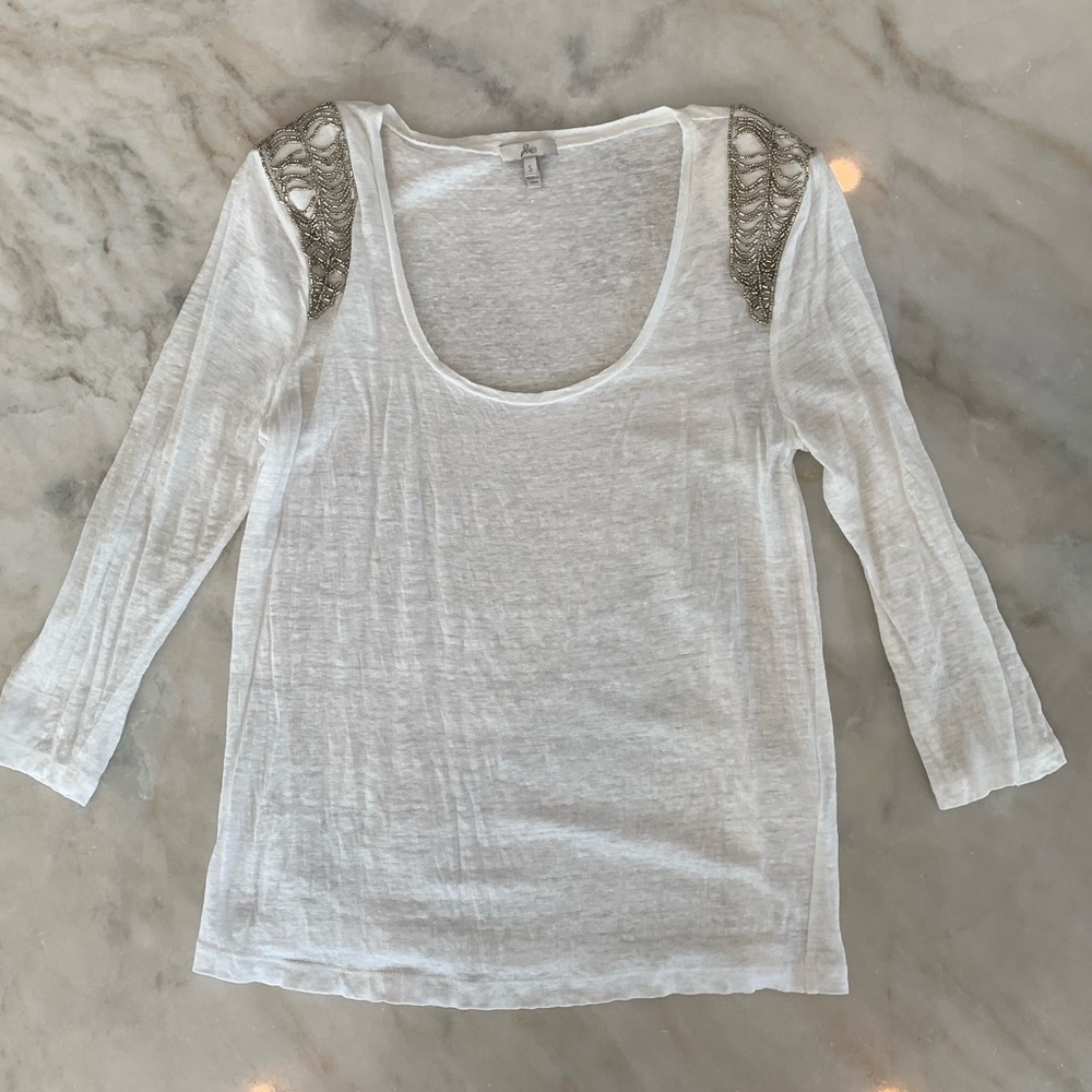 Joie (rare) sequenced shoulder top